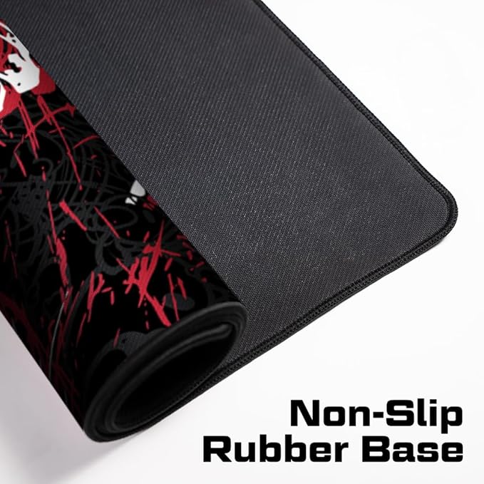 Blackout - Gloomy Bear Gaming Desk Mat – Large Extended Mouse &amp Keyboard Pad