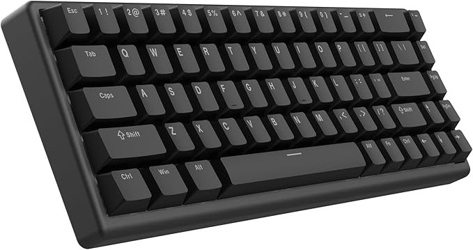 ARBITER Polar 65 - CNC Magnetic Gaming Keyboard w Rapid Trigger Hall Effect Switches CNC Aluminum Frame Rapid Key 65% Compact Bright RGB Dual-Shot PBT Keycaps- Just Black