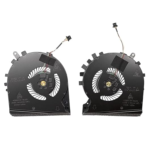 for 15-DK TPN-C141 Laptop Cooling Fan Cooler Fan Heatsink Radiator L57170-001(CPU Fan and GPU Fan)