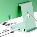 USB C Hub for iMac 24 inch 2021/2023/2024 8 in 1 iMac USB Hub with M.2 SSD Expansion (SSD Not Included)with USB A/C 3.2 10Gbps SD/TF HDMI iMacM1 M3 M4 Dock Accessories (Green)