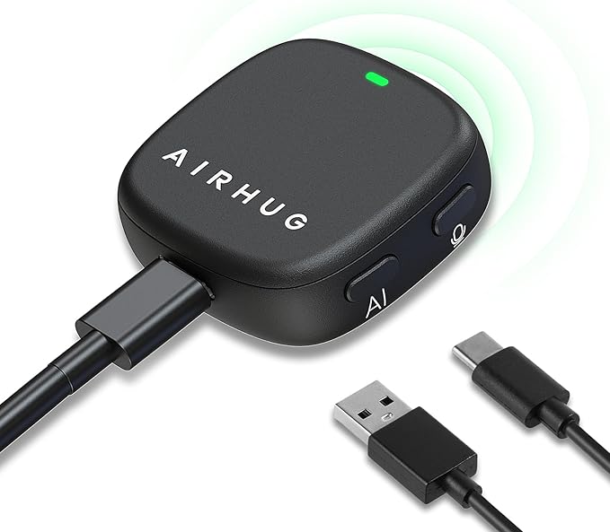 AIRHUG 3 in 1 1080P Webcam with Conference USB Microphone