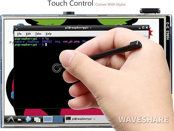 Waveshare 3.5 Resistive Touch Screen IPS LCD 480x320 XPT2046 Controller Compatible with Raspberry Pi 5/4B/3B+/3B/2B/A+/B+/Zero W/Zero 2W