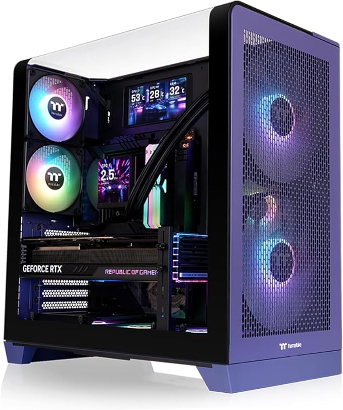 Thermaltake 6.0 Inch LCD Screen Kit 1480x720p TTRGBPlus 3.0 Supported Type-C to USB (9-Pin) Standalone Black AC-079-OO1NAN-A1