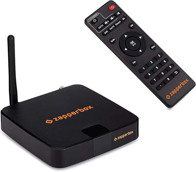 ZapperBox M1 ATSC 3.0 OTA Dual Tuner + DVR + Gateway with 4K HDR and Channel Guide