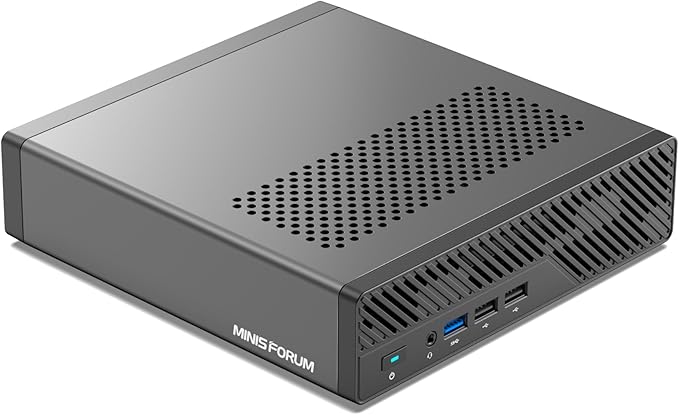 MINISFORUM MS-01 Mini PC Barebone with Intel Core i9-13900HvPro Enterprise Support2x10Gbps SFP+LAN/2x2.5G RJ45/2xUSB4/HDMI/16xPCIe 4.0/M.2 NVMe SSD/U.2 NVMe SSDMini Computer(No OS/RAM/SSD)
