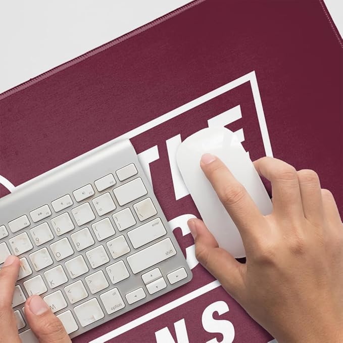 University of Arkansas at Little Rock Primary Logo Large Gaming Mouse Pad Desk Mat with Stitched Edges Non-Slip Base for Gamer Home and Office 31.5 x 15.7