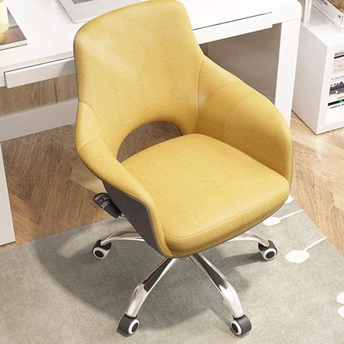 Office Chair Gaming Chair Computer Chair Adjustable Office Desk Chair with Casters Swivel Chair Learning Chair Writing Office Chair Game Chair Lift Chair (Color : Grau)