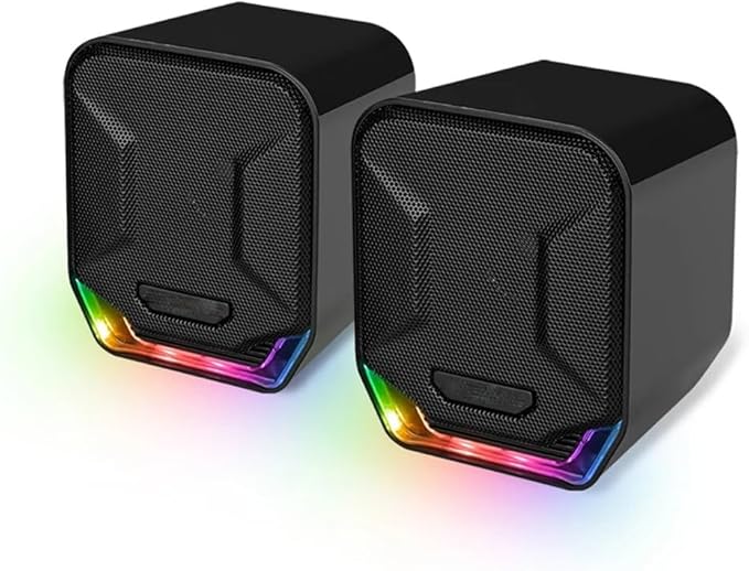 Computer Speaker 3.5MM Plug Stereo Surround Wired for Desktop PC Laptop TV Box Gamer