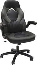 WANYE Gaming Chair Computer Chair Racing Style Cheap Office Chair Comfortable Desk Chair for Teens PU Material Height Adjustable Silent Roller. Grey