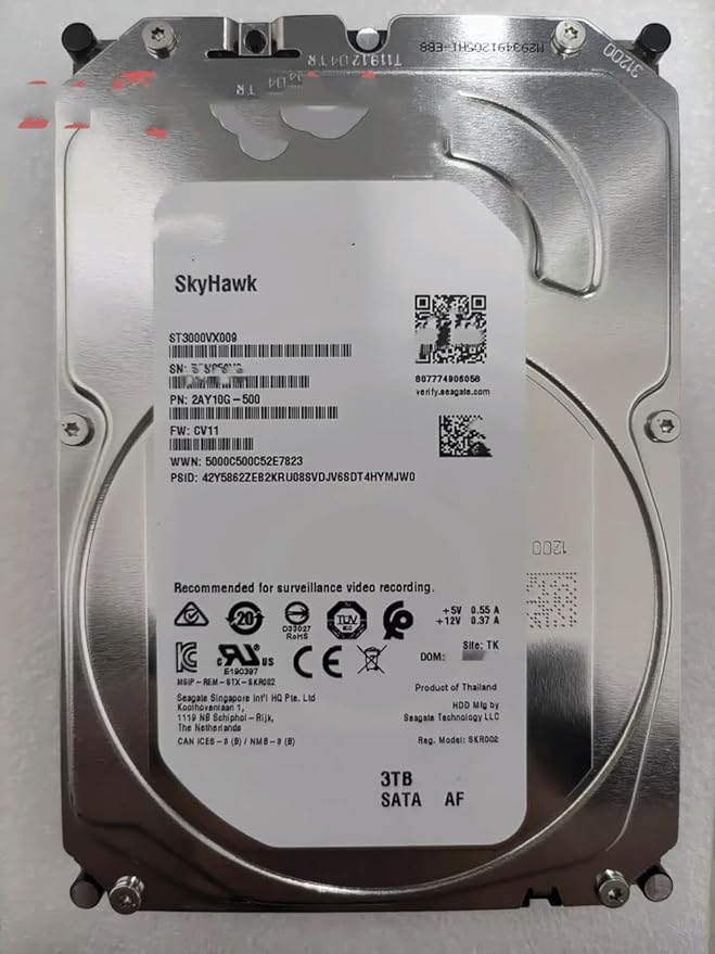 for ST3000VX009 3TB Desktop Video Recorder Monitoring Hard Disk