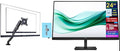 HP 24 Series 3 Pro 24 FHD Computer Monitor (1920x1080) 100Hz Anti-Glare Display HDMI VESA Mount Black Bundle with dockztorm hub and Ergoflexy EFX-1-1 Desk Mount Monitor Arm