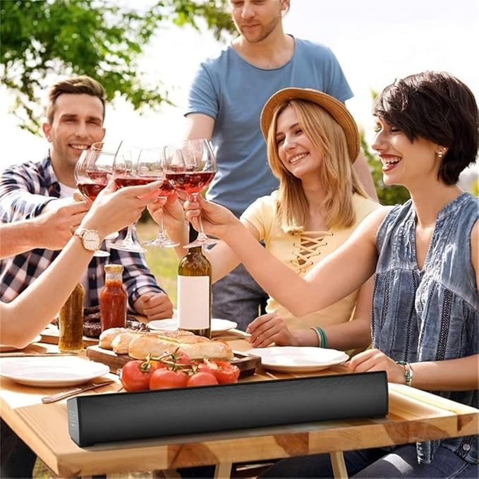 Computer Speakers for Desktop 5.0 Speaker Powerful 3D Surround Soundbar TV Computer Speakers Stereo Portable Bookshelf Column Loudspeaker