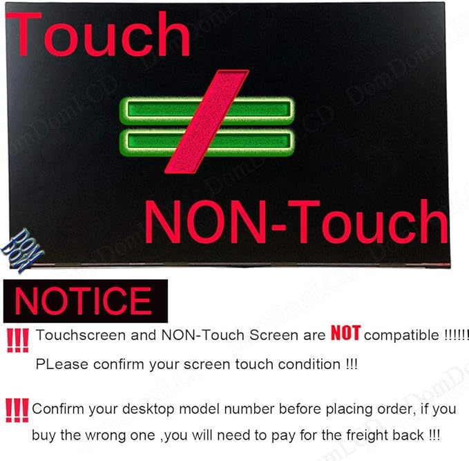 19.5 1600x900 Compatible LED LCD Touch Display Screen Panel Replacement for Lenovo C260 Touch Desktop
