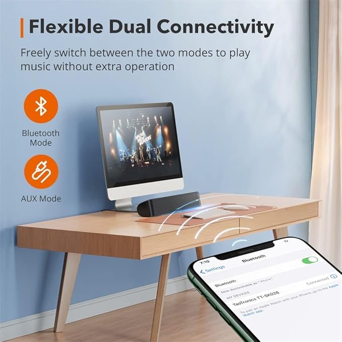 Computer Speakers for Desktop 3D Surround 5.0 Wired PC Computer Speaker High Sound Quality Stereo Subwoofer Sound Bar Box