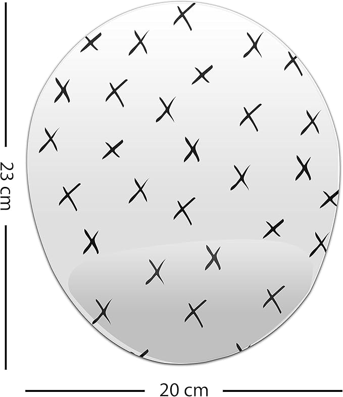 Ergonomic Mouse Pad with Wrist Rest Digital Printed Mouse Mat for Tendon Sheath Problems Non-Slip Base for Office and Home Size: 20 x 23 cm