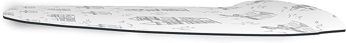 Ergonomic Mouse Pad with Wrist Rest Digital Printed Mouse Mat for Tendon Sheath Problems Non-Slip Base for Office and Home Size: 20 x 23 cm