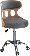 Mlaea Classroom Dormitory Hotel Chair Gaming Club Bar Chair with Adjustable Height Executive Swivel Computer Chair 40 * 44-54CM(Color:#3)