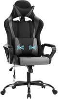 PayLessHere High Back Gaming Chair PC Computer Chair with Lumbar Support Arms Headrest Executive Racing Style Ergonomic Office Chair with Adjustable Rolling Swivel PU Leather Desk Chair