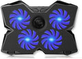 Laptop Cooling Pad 12-17 Cooler Pad Chill Mat 4 Quiet Fans USB Adjustable Mounts Laptop Stand Height Angle