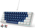 abucow 60% Mechanical Gaming Keyboard Red Switch Wired Compact Keyboard Anti-Ghosting No-Conflict 61