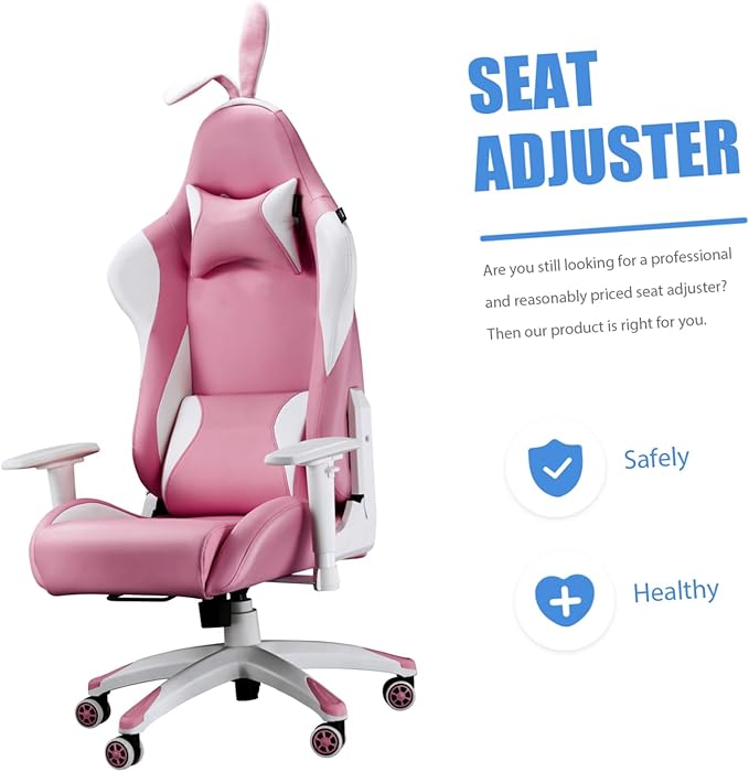 6 Pcs Game Chair Adjusters Multi Angle Regulators Plastic and Iron E Sports Chair Parts Black