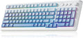 AULA S99 Gaming Keyboard Wireless Computer Keyboards Tri-Mode Bluetooth Creamy Custom Keyboard with Number Pad RGB Backlit Media Knob Cute Programmable Keyboard for PC Gamer - Gradient Blue