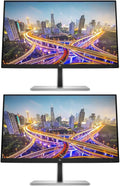 HP EliteDisplay E27q G5 27 inch Quad HD 2560 x 1440 Bundle with LED-Backlit LCD IPS Monitor 2-Pack