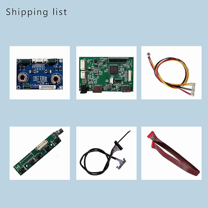 VSDISPLAY USB LCD Controller Board Fit for 28 Inch 1920x360 DV280FBM-NB0 LCD Screen