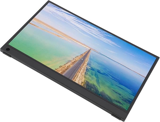 15.6 Inch Portable Monitor with Touchscreen HDR Display Dual Screen Usage Mobile Screen Projection Wide Compatibility Lightweight and Portable