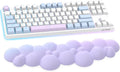 Gaming Keyboard Wrist Rest PadMemory Foam Palm Rest Ergonomic Hand RestWrist for Computer KeyboardLaptopMacLightweight Easy Typing Pain Relief-Purple