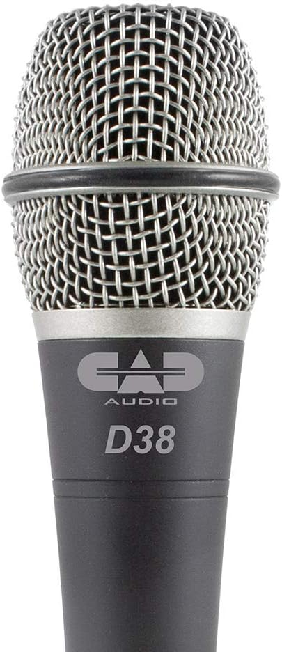 CAD Audio D38X3 3-Pack Supercardioid Handheld Microphones – Neodymium Capsule Articulate Vocals Carry Case &amp Clips