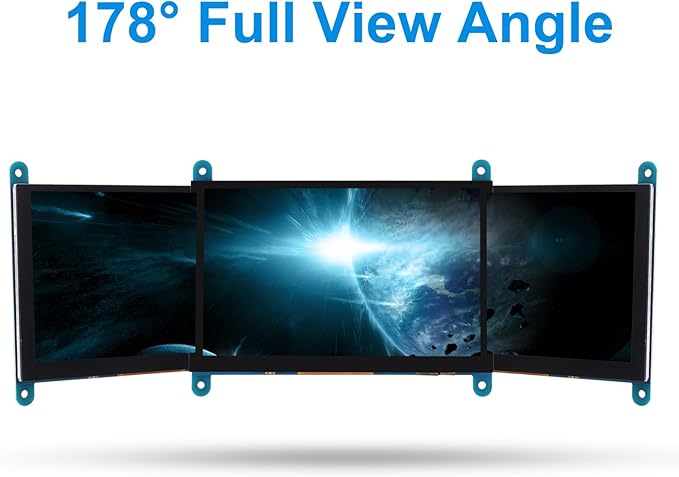 5 Inch IPS Touch Screen Display 800×480 Capacitive Screen HDMI HD Screen Full View Color LCD Liquid Crystal Screen for Windows 10 8 7 BB Black etc