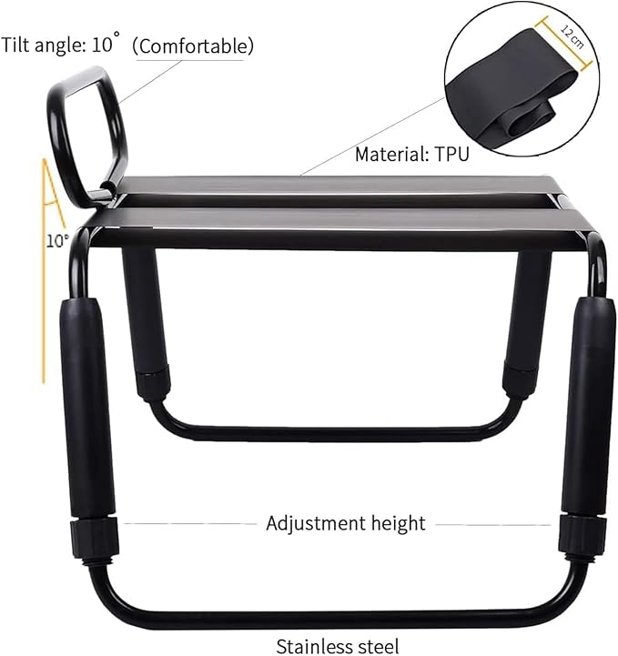 Easy Assemble Couple Chair Adult Toy Multifunctional Bounce Elastic Stool for Women Bathroom Bedroom Available 7716