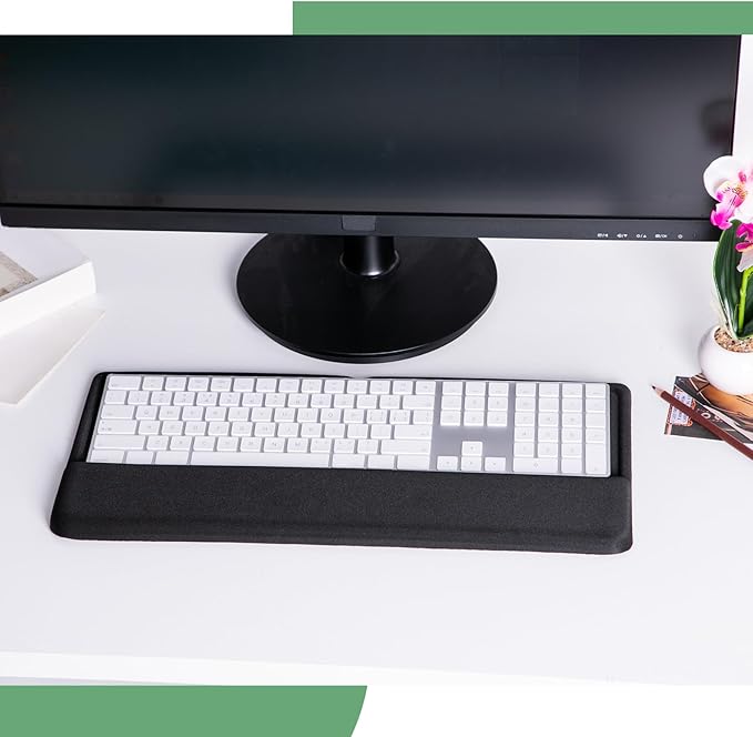 Weewooday Keyboard Wrist Rest for Pad Wrist Rest Stand Compatible with Wireless Keyboard with Numeric Keypad for Easy Typing(Compatible with Magic Keyboard 2 with Numeric Keypad MQ052LL/A)