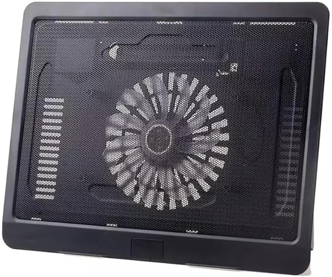 N19 Laptop Cooling Base 10/12/14 inch Universal Large Fan Radiator Luminous Cooling Base Pad