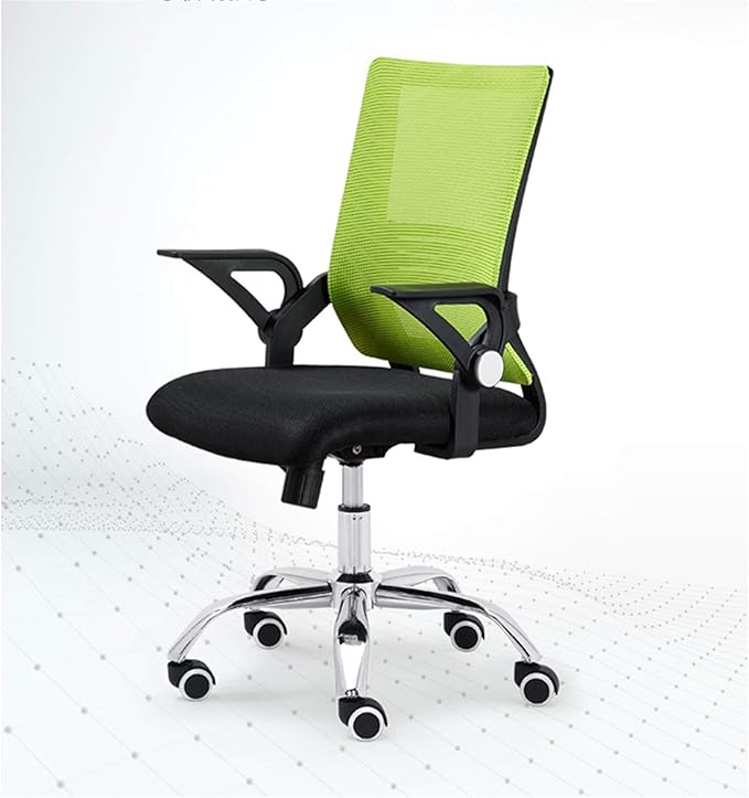 Mlaea Comfortable Breathable Office Chair Gaming Chair with Adjustable Height Club Chair for Bedroom Sitting Room Reading Room(Color:Gray)