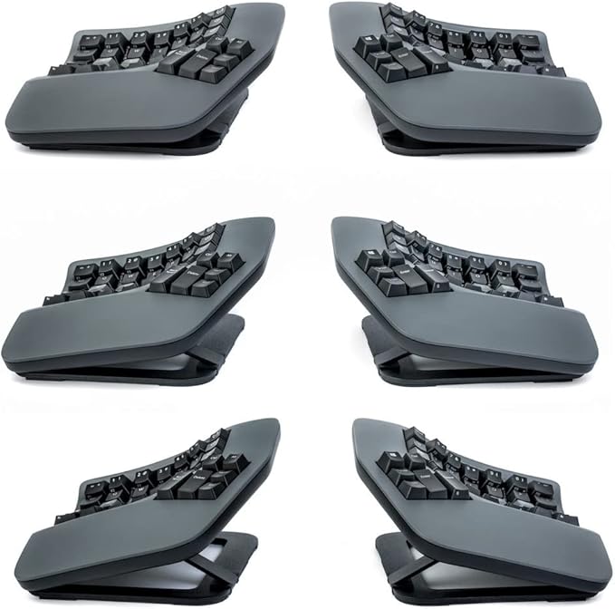 Kinesis Advantage360 Split Ergonomic Keyboard - USB-C | Mechanical Switches | Fully Programmable | Contoured Shape | Adjustable Tenting | PBT Keycaps
