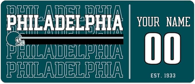 ANTKING Philadelphia Mouse Pad Custom Name and Number Desk Pad for Men Women Youth Gifts
