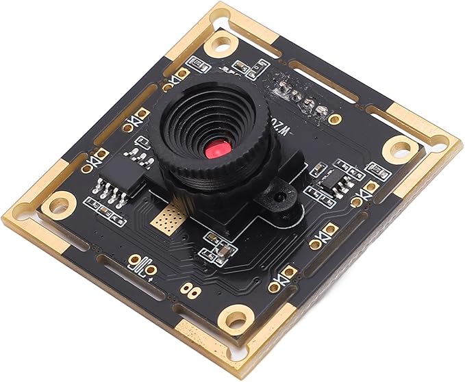 USB Camera Module 1MP 720P with 60° Wide Angle 30FPS Frame Rate - Clear Imaging QR Code Scanning Face Recognition for Easy USB Plug and Play Use
