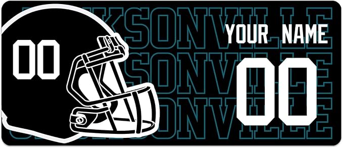 ANTKING Jacksonville Mouse Pad for Men Women Youth Gifts Custom Name and Number Desk Pad