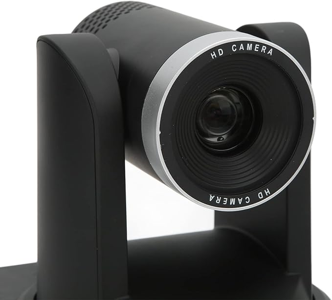 Yoidesu Tiny PTZ Webcam 10X Optical Zoom Camera PTZ HD 1080P Video Conference Camera System SDI IP Output Webcam for Online Meeting Class Live Streaming (US Plug)
