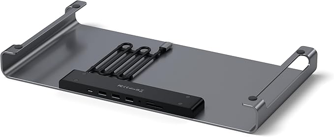 Satechi USB C Hub Monitor Stand for Desk with USB-C Data Port 3 USB 3.0 Ports Micro/SD Card Readers Audio Jack Computer Monitor Stand for Desktop Computers Monitors and Laptops