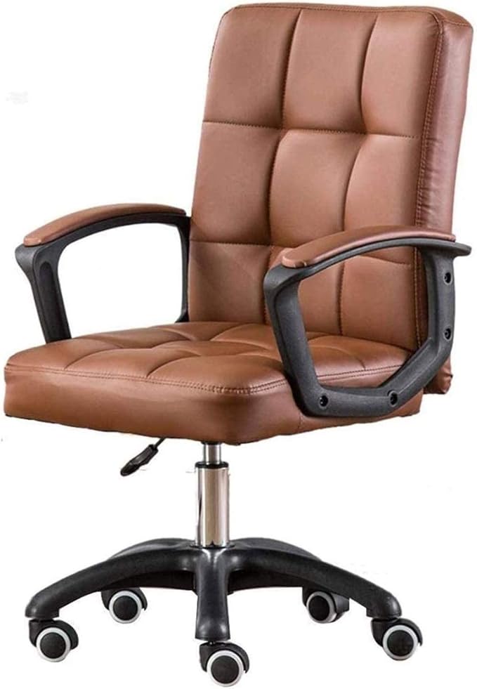 Office Chair Gaming Chair Computer Chair Computer Chair Reclining Lunch Break Chair Office Home Comfortable Chair Ergonomic Fixed Armrest (Color : D)