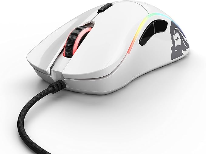 Glorious Model D Gaming Mouse Glossy White (GD-GWHITE) (Renewed)