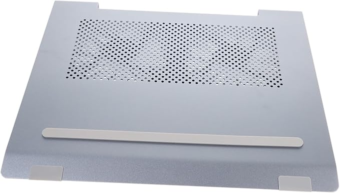 Laptop Cooler Cooling Pad for Notebooks Up to Dual Fans for Enhanced Airflow Elevation for Comfort Stable Mesh Design Efficient Heat
