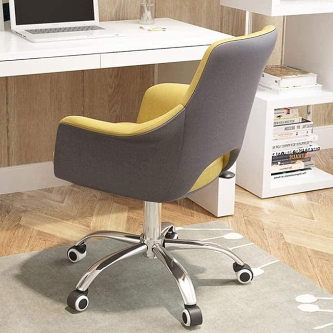 Office Chair Gaming Chair Computer Chair Adjustable Office Desk Chair with Casters Swivel Chair Learning Chair Writing Office Chair Game Chair Lift Chair (Color : Grau)