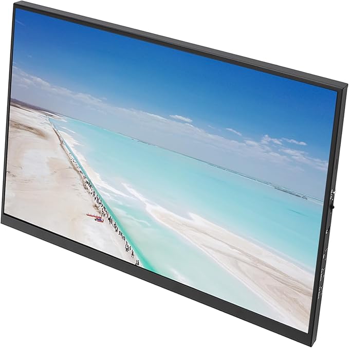 SUNGOOYUE 18 Inch Portable Display High Refresh Rate IPS Screen with Built in Dual Speakers for PC Cell Phone PS3 iOS Tablets (120HZ)