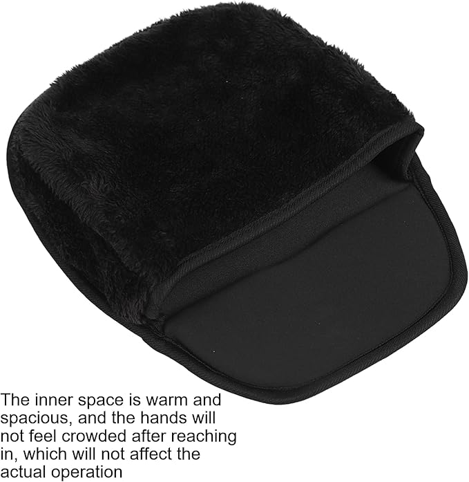 Heated Pad Hand Warmer Pad Office Mousepad USB Heated Computer Pad Hand Warmer Roomy Hand Warming Pad Desk Accessories for Men Women Heating Pads (Black)