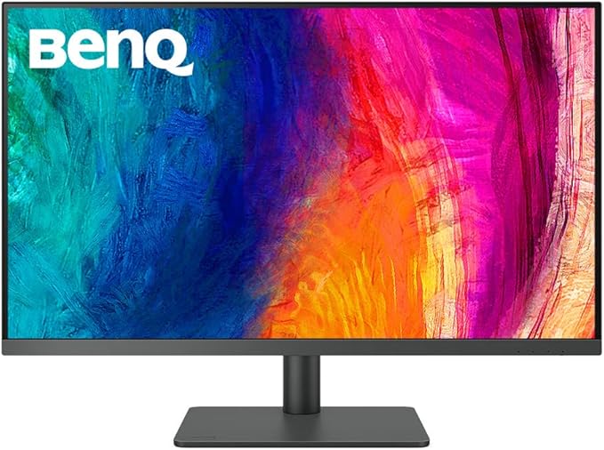 BenQ PD3205U Mac-Ready Monitor 32 4K UHD 99% Rec.709 &amp sRGB IPS DeltaE ≤3 ICC Sync Calibration Report AQCOLOR Uniformity HotKey Puck Ergonomic DisplayPort USB-C (90W) USB Hub