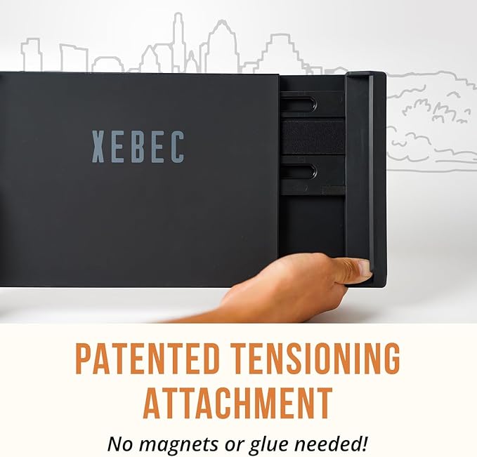 Xebec Tri-Screen 3 Laptop Screen Extender | Portable Monitor for Laptops 13″-18″ | Two 13.3 Inch Displays via One USB-C Cable | Plug and Play | Travel Case Included (Tri-Screen 3 for PC)